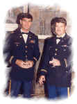 Ron & Bill at the Officer's Club  (1985)