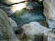 water-worn rocks at the source of the Rhein River (2004)